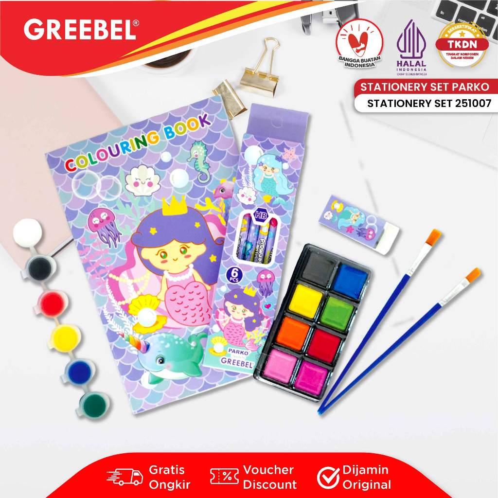 

PARKO Paket Hemat Lengkap Melukis / DIY Painting Set For Kids 251007 / Painting Kit / Hadiah Hampers Ulang Tahun