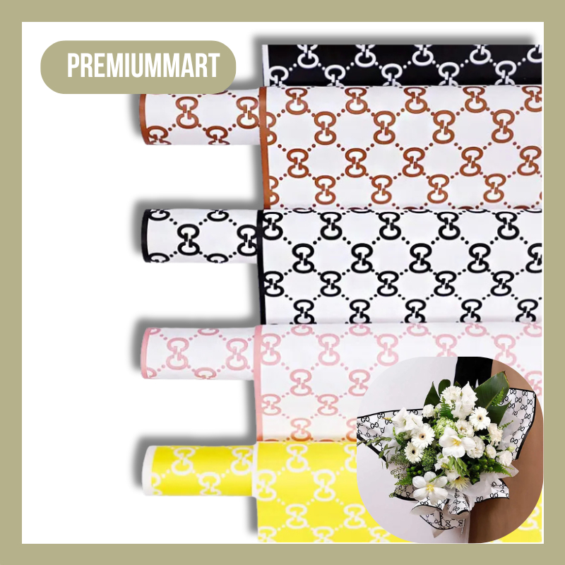 

Flower Wrapping Paper Cellophane Florist Kertas Buket Bunga Brended Merek KB120
