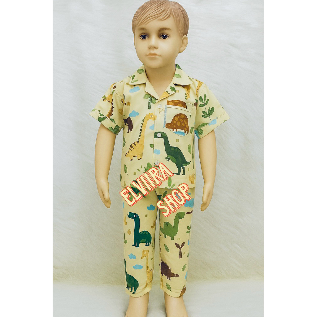 Baju Anak | One Set Piyama Anak Usia 1-10 Tahun Terlaris