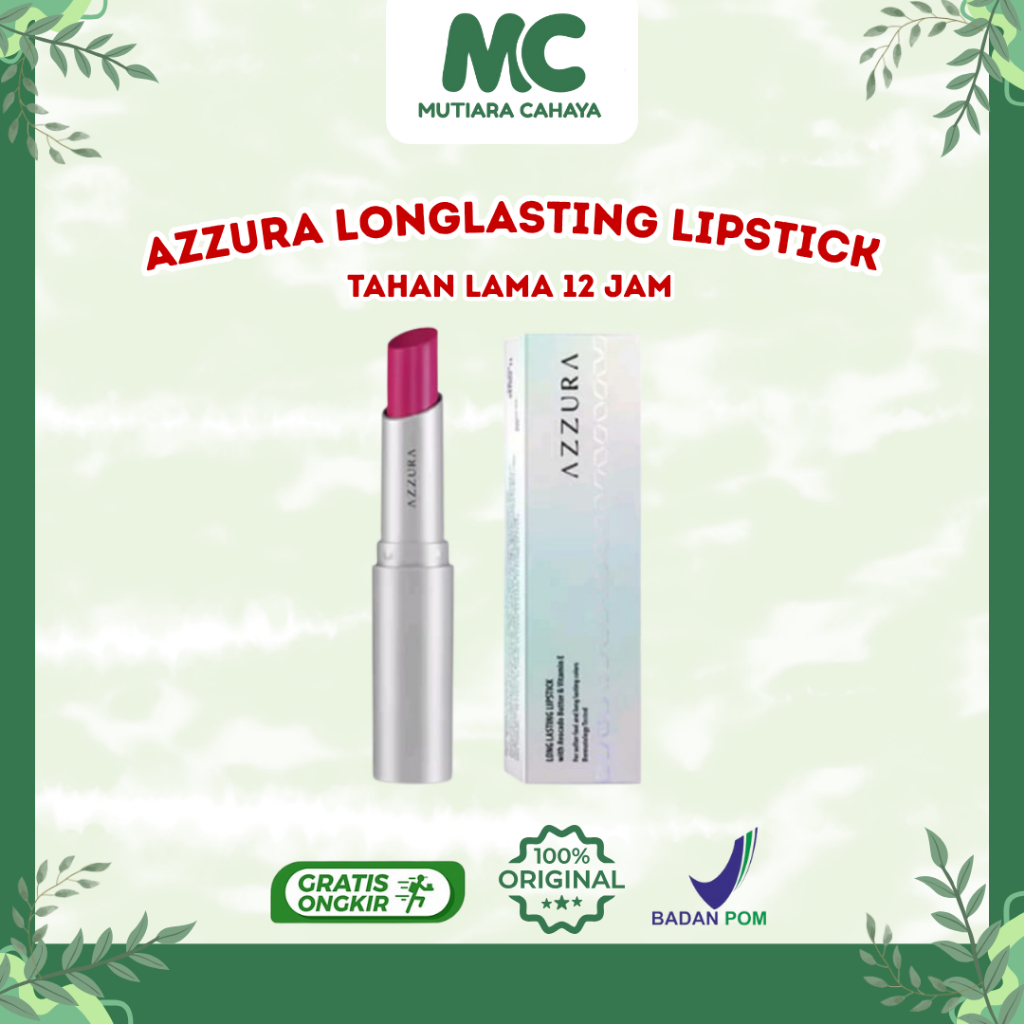 MC Official - Azzura Longlasting Lipstick Tahan Lama | Azzura Kosmetik Bibir