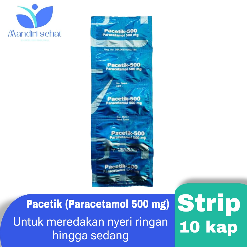 Pacetik 500mg Strip  10 Tablet - Paracetmol 500mg