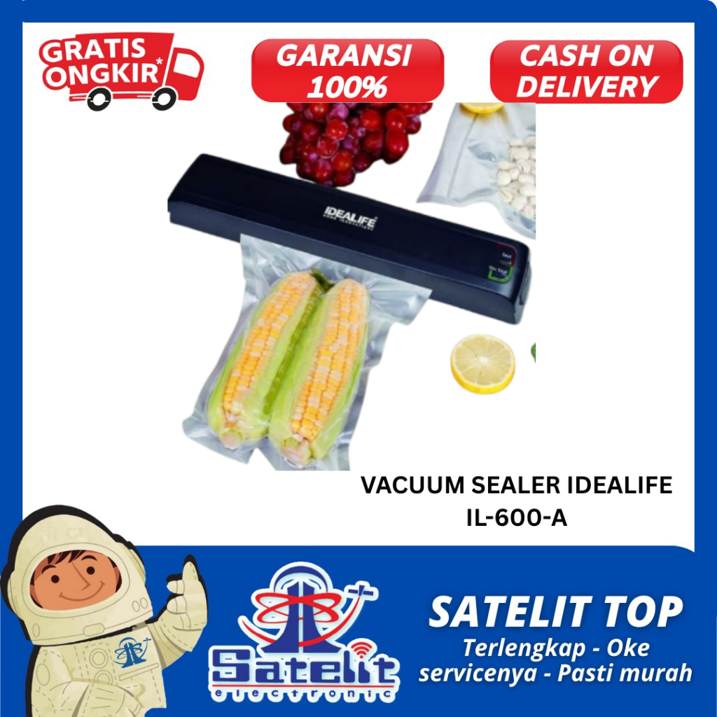 VACUUM SEALER IDEALIFE IL-600-A
