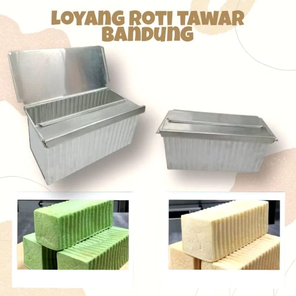 Loyang Roti Tawar Buka Tutup/Cetakan Roti Tawar Bandung