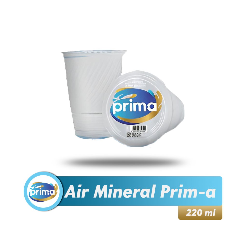 

Air Mineral Prima CUP/Gelas 220ml (1 dus/katon)