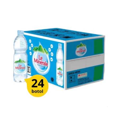 

Le Minerale Botol 600ml (1 karton isi 24 botol) - INSTANT