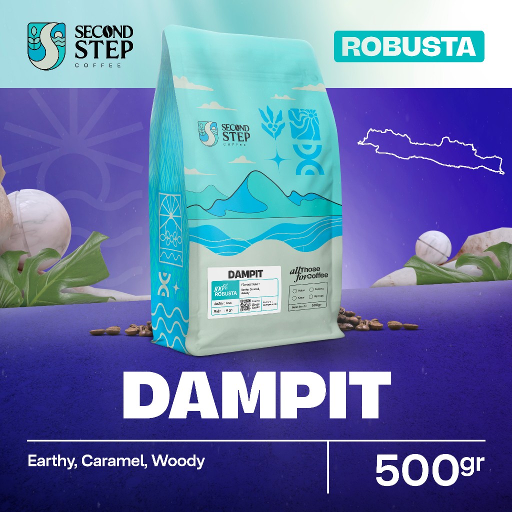 

Biji Kopi Bubuk Robusta Dampit Malang Coffee Roast Beans Espresso Tubruk 500gr