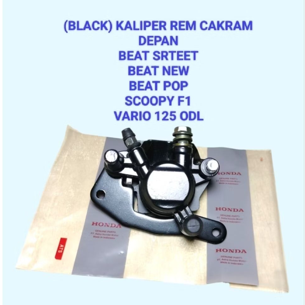 (black) kaliper rem cakram depan beat street,beat pop,beat new,Vario 125