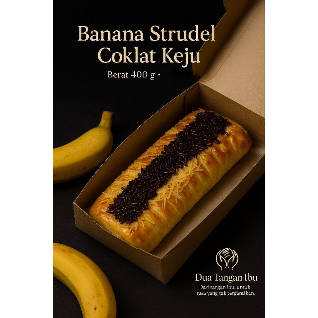 

Banana Strudel Coklat Keju – Homemade Premium by Dua Tangan Ibu