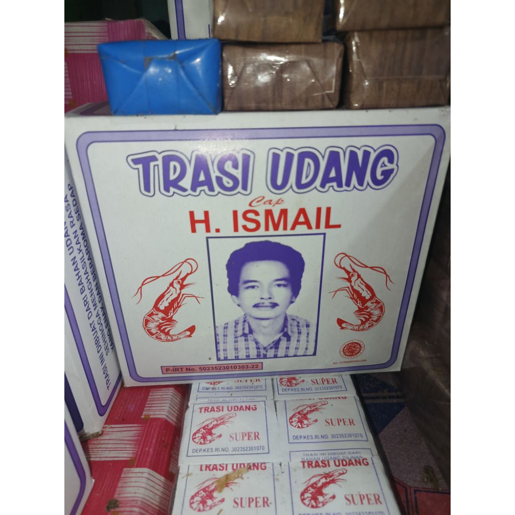 

TERASI ISMAIL KEMASAN BOX-PACK KHAS ASMORO QONDI TUBAN