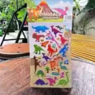 

sticker timbul tema dinosarus harga 1 lembar