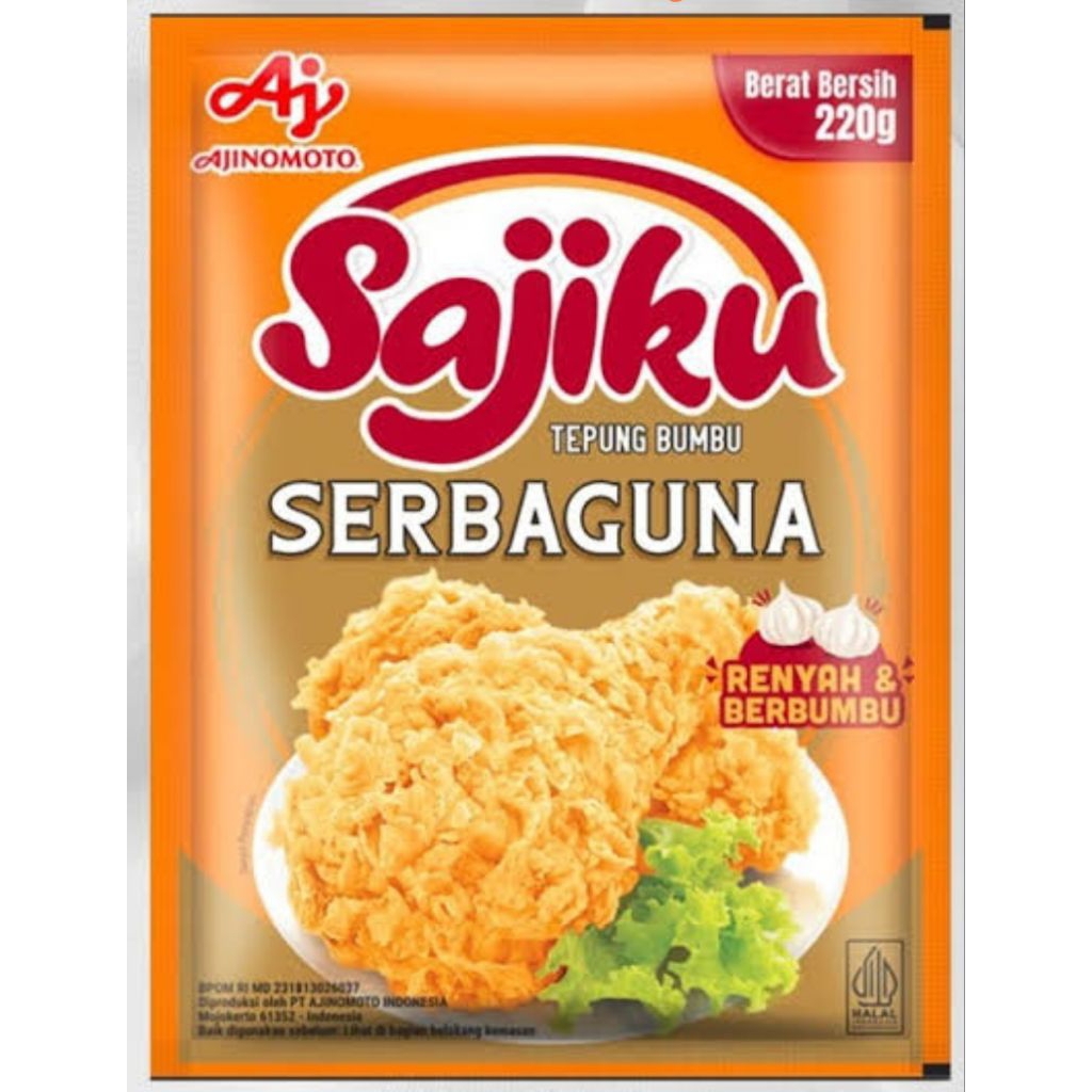 

Sajiku Tepung Bumbu Serba Guna 220gr