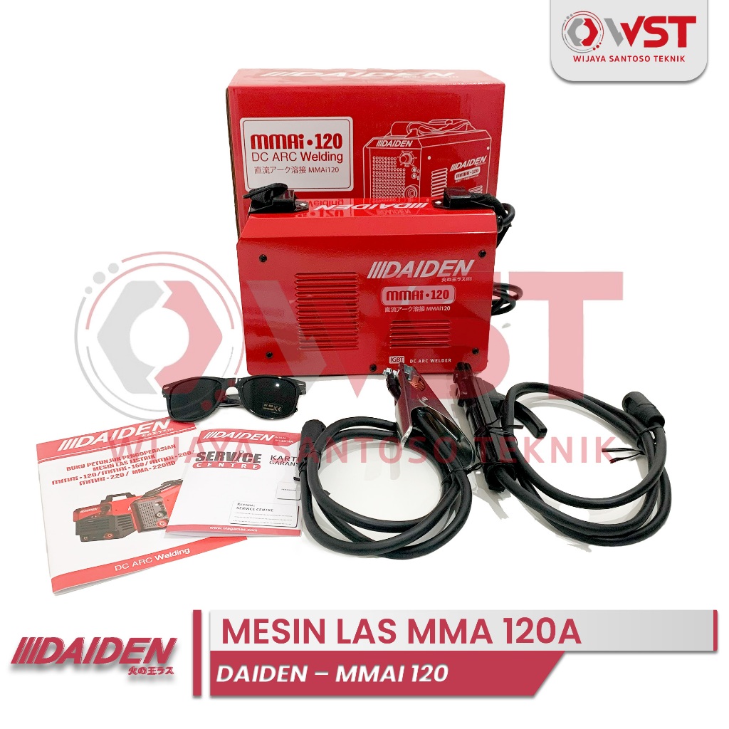 DAIDEN Travo Las Inverter MMAi 120 - Trafo Las Inverter 120A Daiden