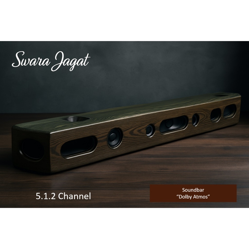 Custom Soundbar Pasif Dolby Atmos 7.1.2 channel - Jagat