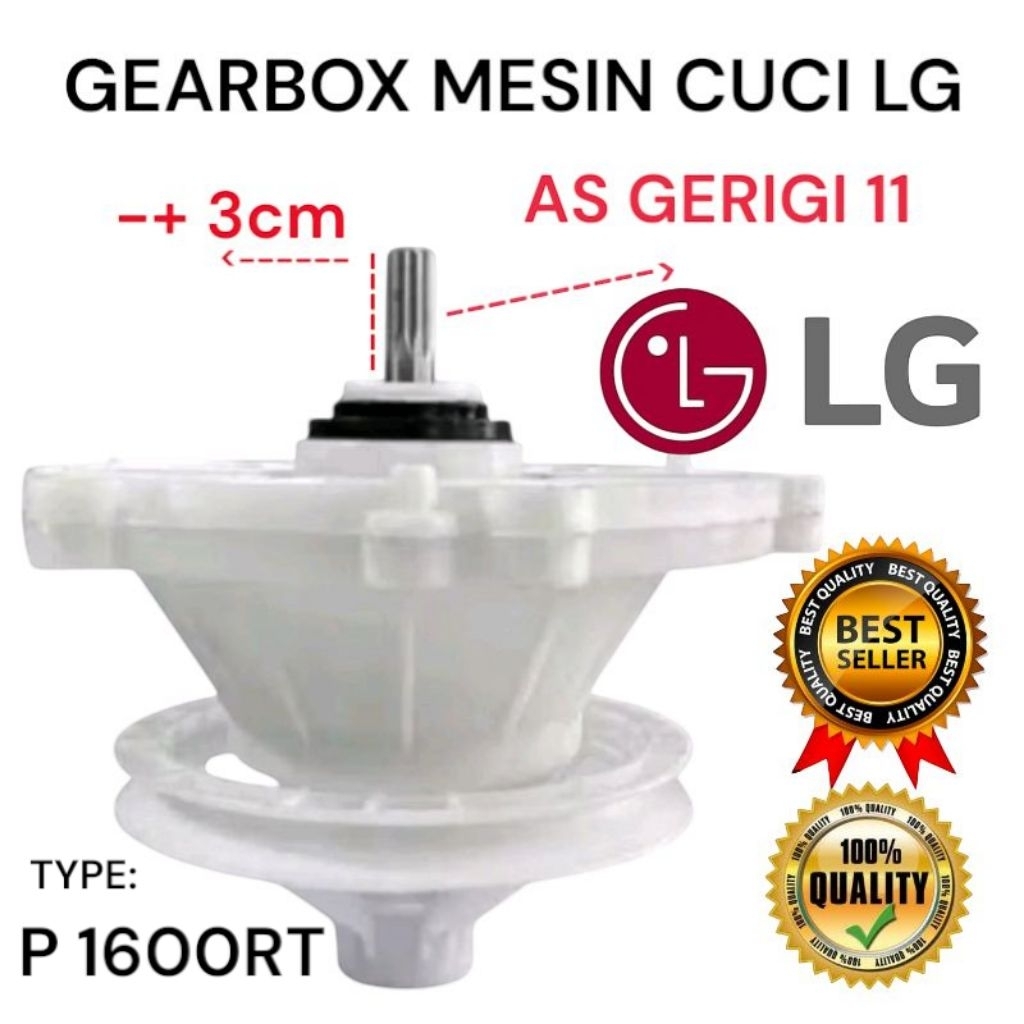 Gearbox mesin cuci LG KAPASITAS 16KG P 1600 RT