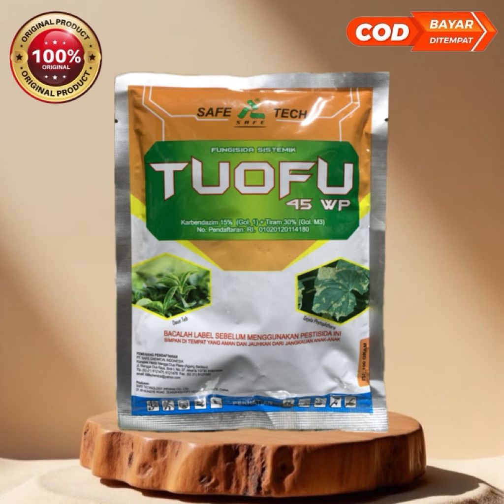 Fungisida TUOFU 45wp 100gr - Mengendalikan serangan penyakit jamur pada tanaman
