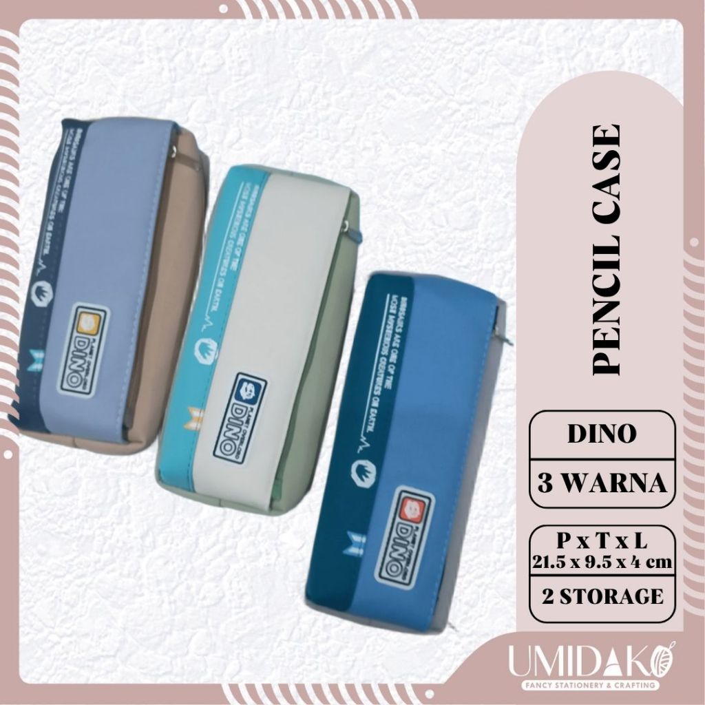 

[UMIDAKO] PENSIL CASE / TEPAK PENSIL / PENSIL CASE KAIN / TEMPAT PENSIL 2 STORAGE