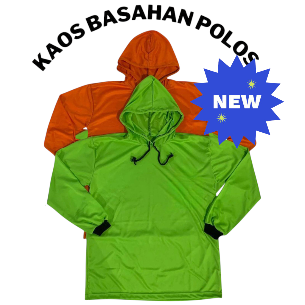 BISA COD Kaos Petani Lengan Panjang kaos basahan POLOS kaos kudung panjang kerja petani sawah proyek