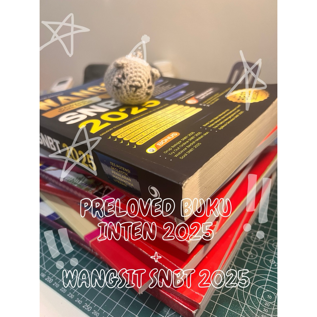 PRELOVED BUKU INTEN 2025 + WANGSIT SNBT 2025