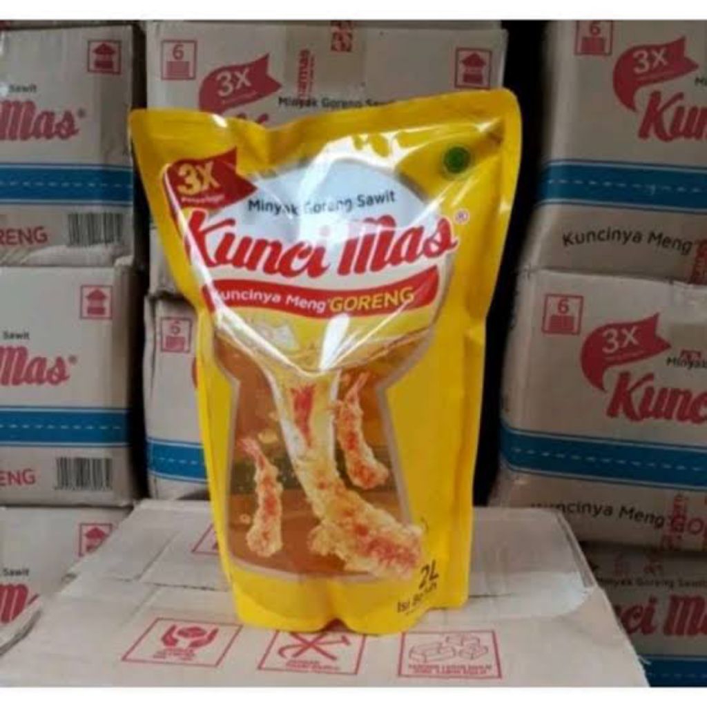 

Minyak Goreng Kunci Mas 2L 1 dus isi 6pcs