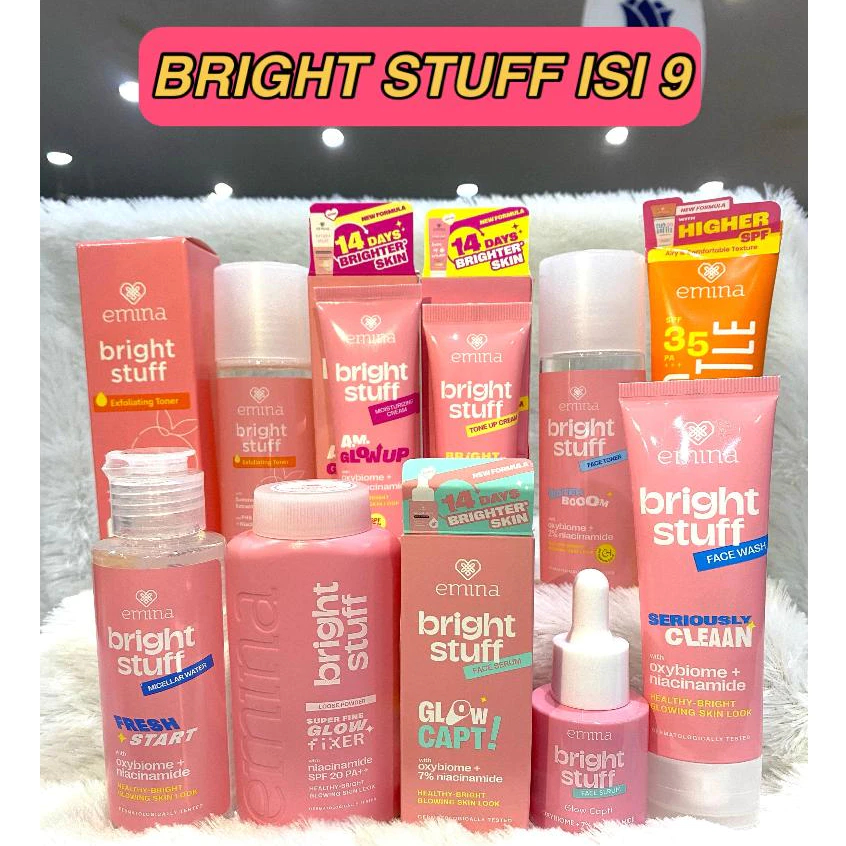 BISA COD - EMINA BRIGHT STUFF Paket Murah dan Lengkap (Kemasan Terbaru)