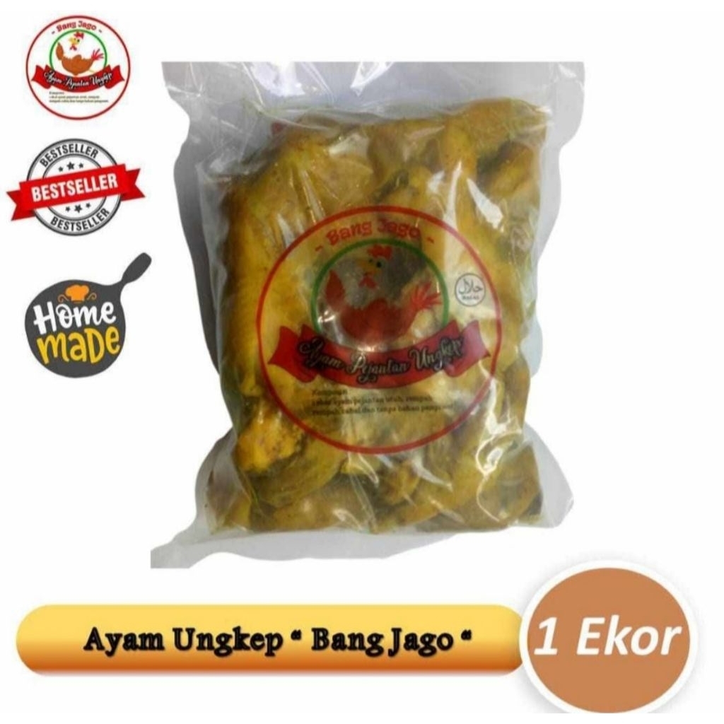 

Ayam Pejantan Ungkep 1 Ekor Bang Jago – Free Sambal, Bumbu Kuning Siap Goreng