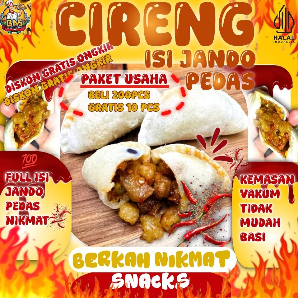 

CIRENG JANDO PAKET RESELER 200 PCS + BONUS 10 PCS