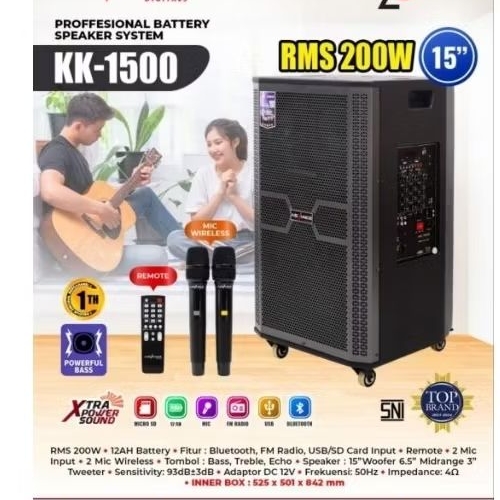 ADVANCE SPEAKER KK-1500 kk1500