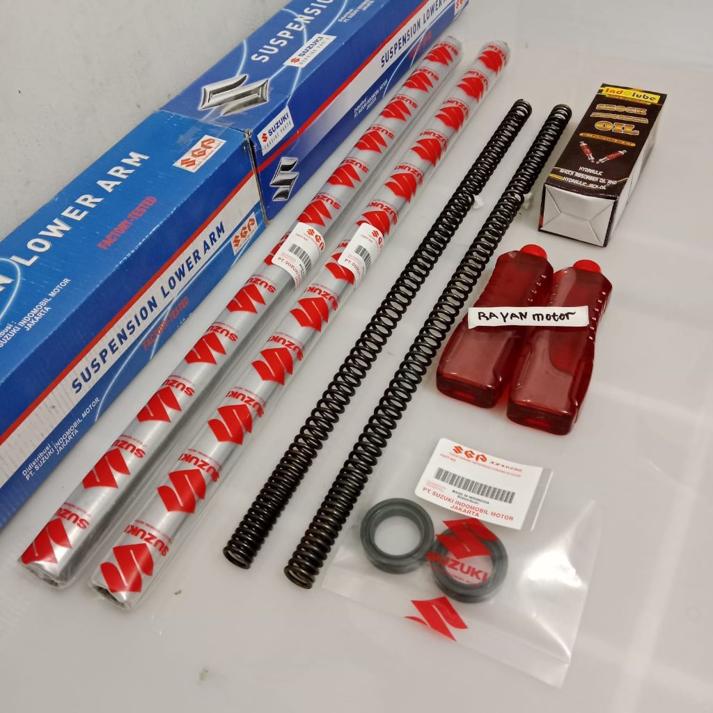 Sok depan satria fu satria fu satria f satria fu injeksi sok+per+sil+oli paket komplit