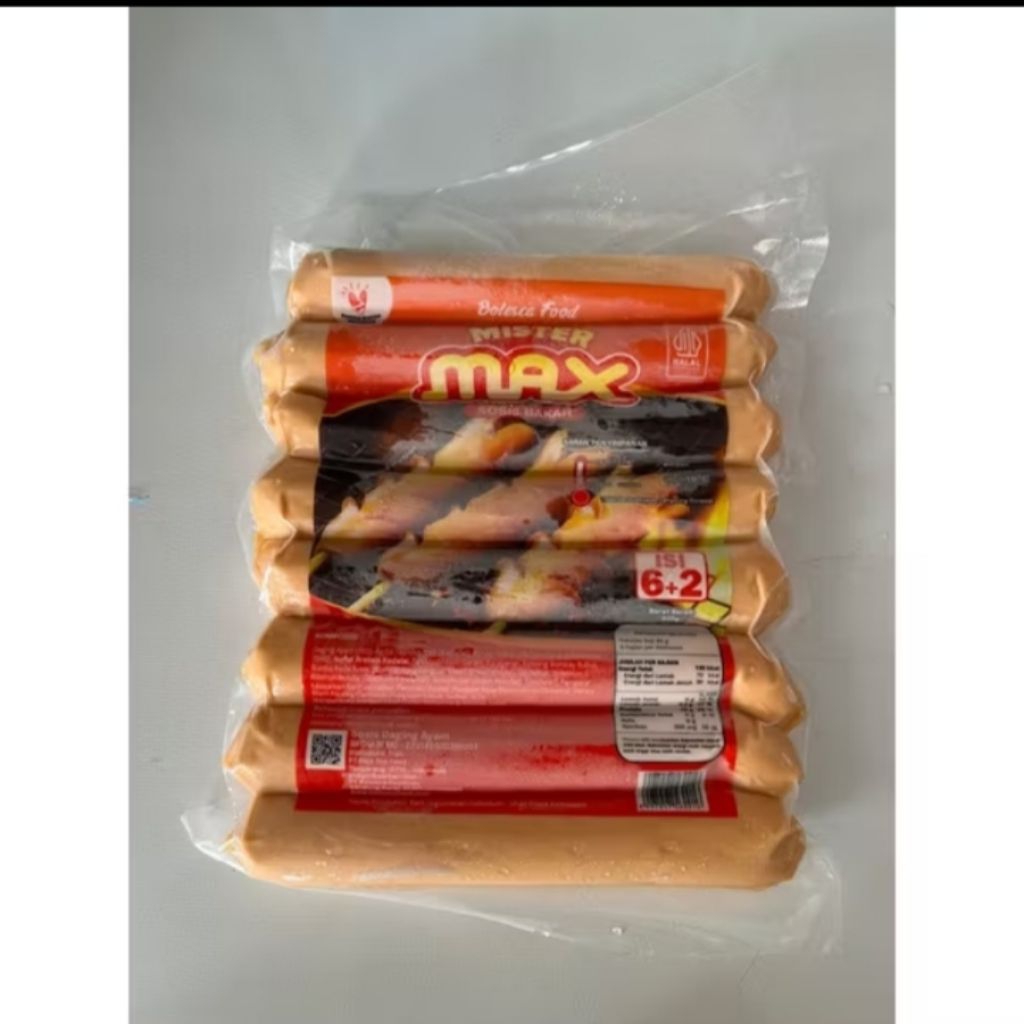 

mister max sosis bakar jumbo isi 8
