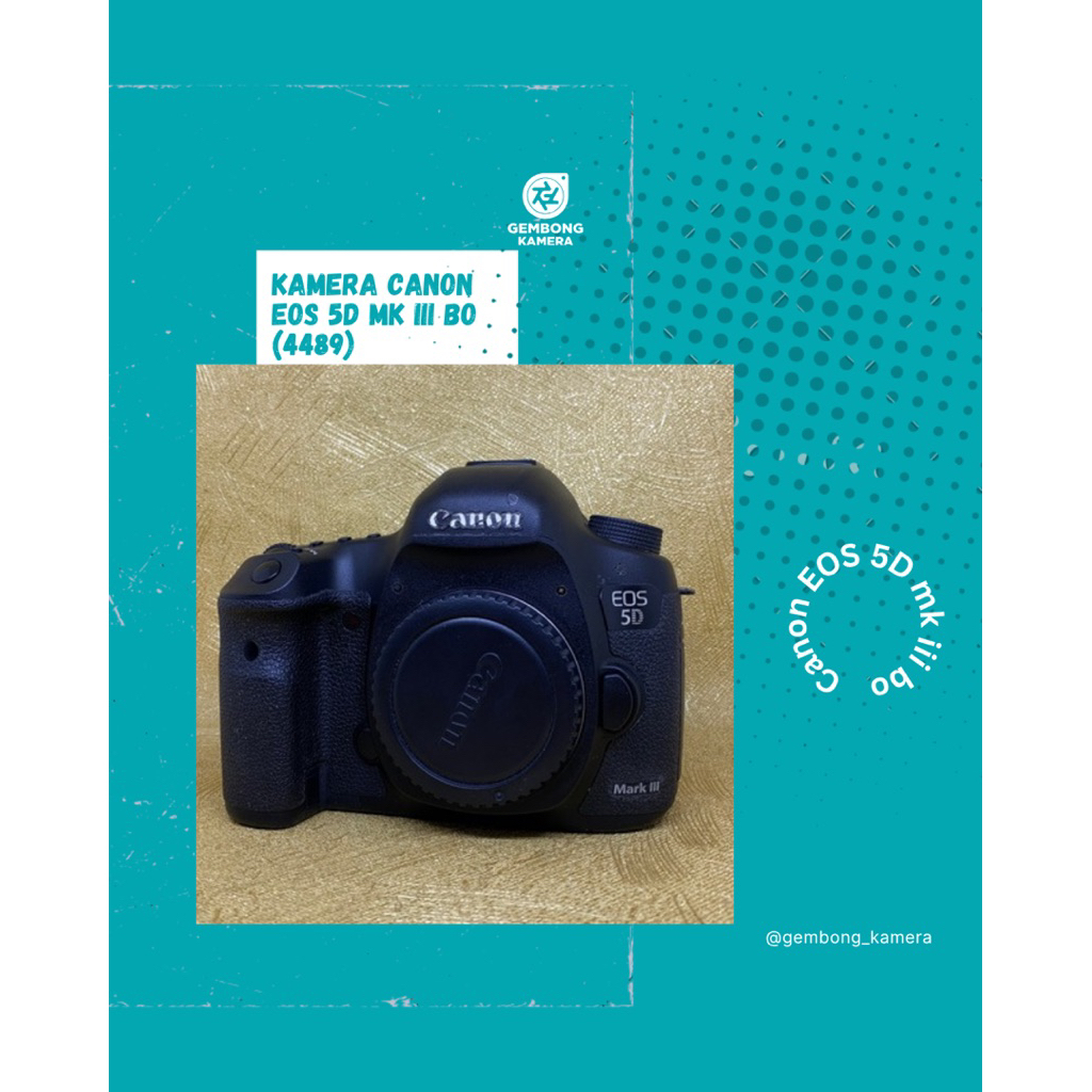 Kamera canon  5 D MKIII body only murah banget