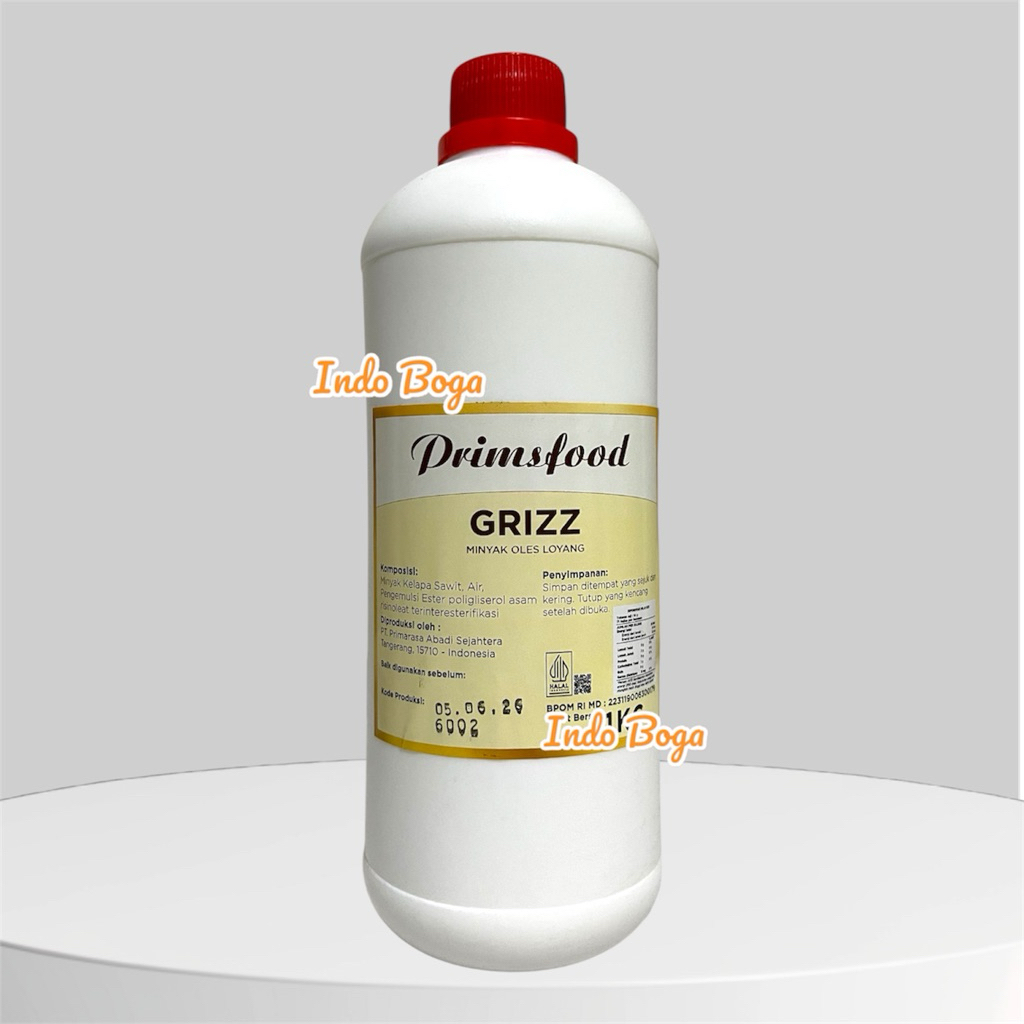 

Prims Food Grizz Pengoles Loyang 1 kg / minyak oles loyang carlo primsfood