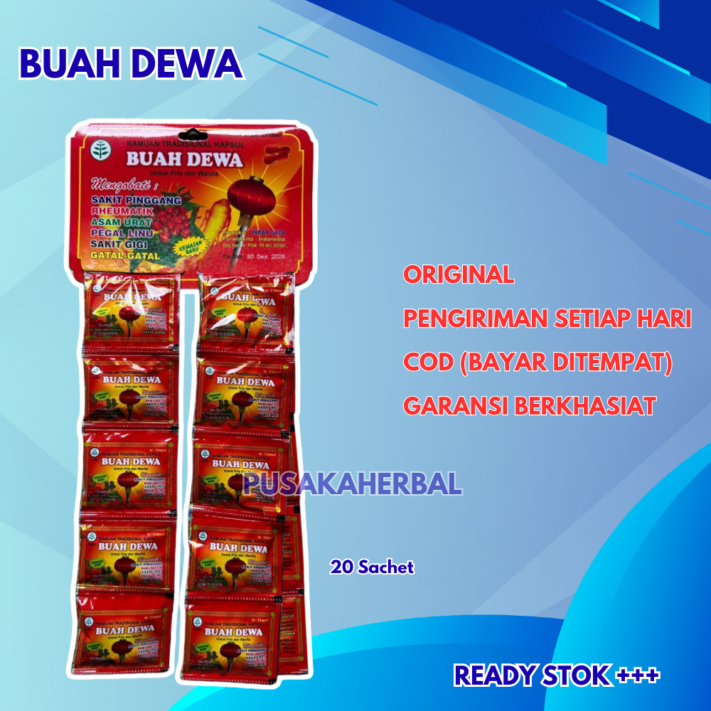 

Kapsul Buah Dewa Original Asam Urat