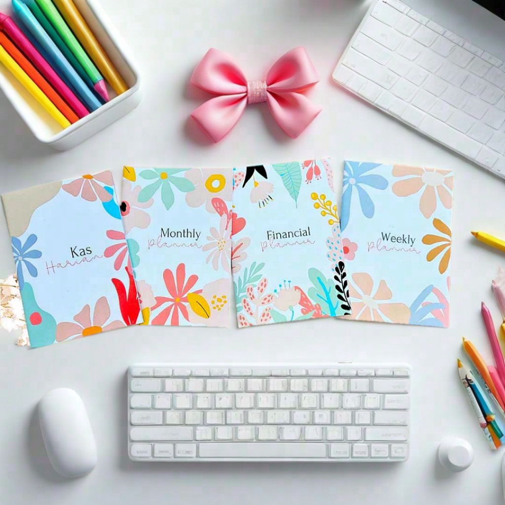 

1 Paket Buku Catatan Keuangan / Financial Planner Book / Buku Tulis Catatan Keuangan