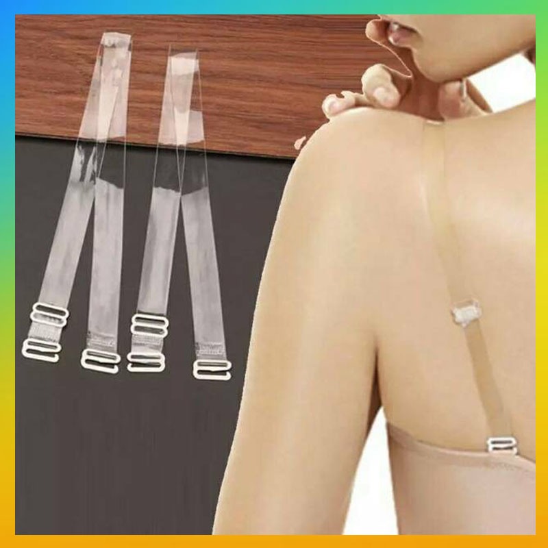 Tali Bra Transparan / Tali Bh Silicone /Tali Bh Bening Invisible Bra Super Stretch Strap Bra Premium