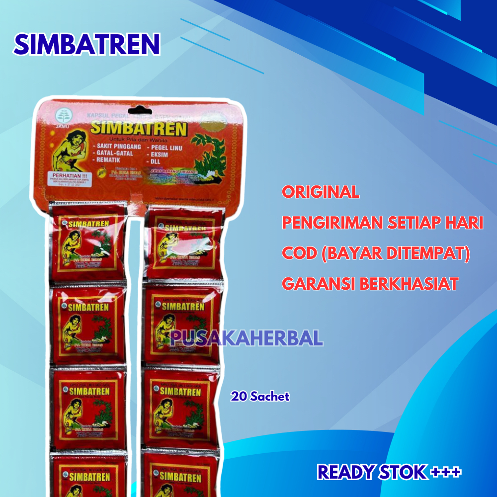 

Kapsul Simbatren Original 20 Sachet
