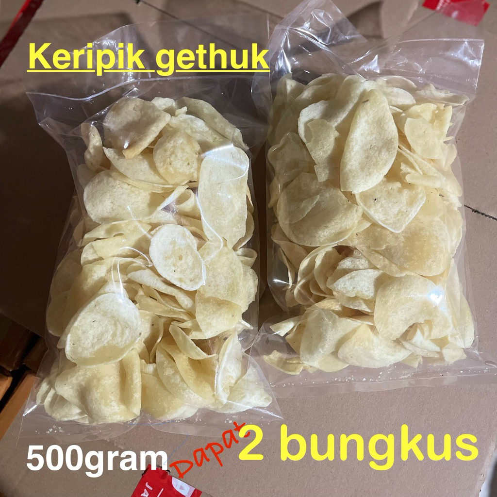 

keripik gethuk kemasan 500 gram
