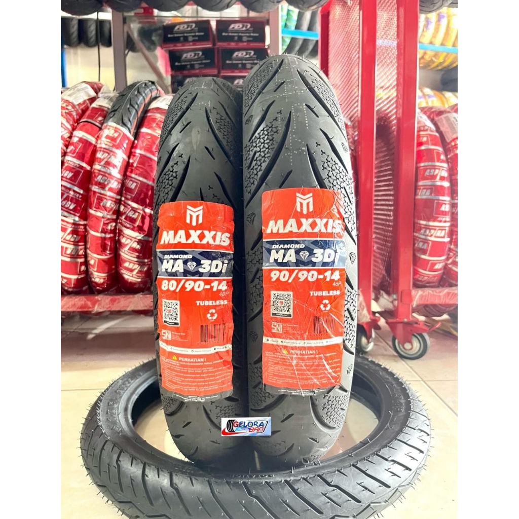 Ban Matic Tubeless Maxxis 3Di 80/90-14 ban 90/90-14 ban metic 80/90-14 ban matic 90/90-14 ban tubles
