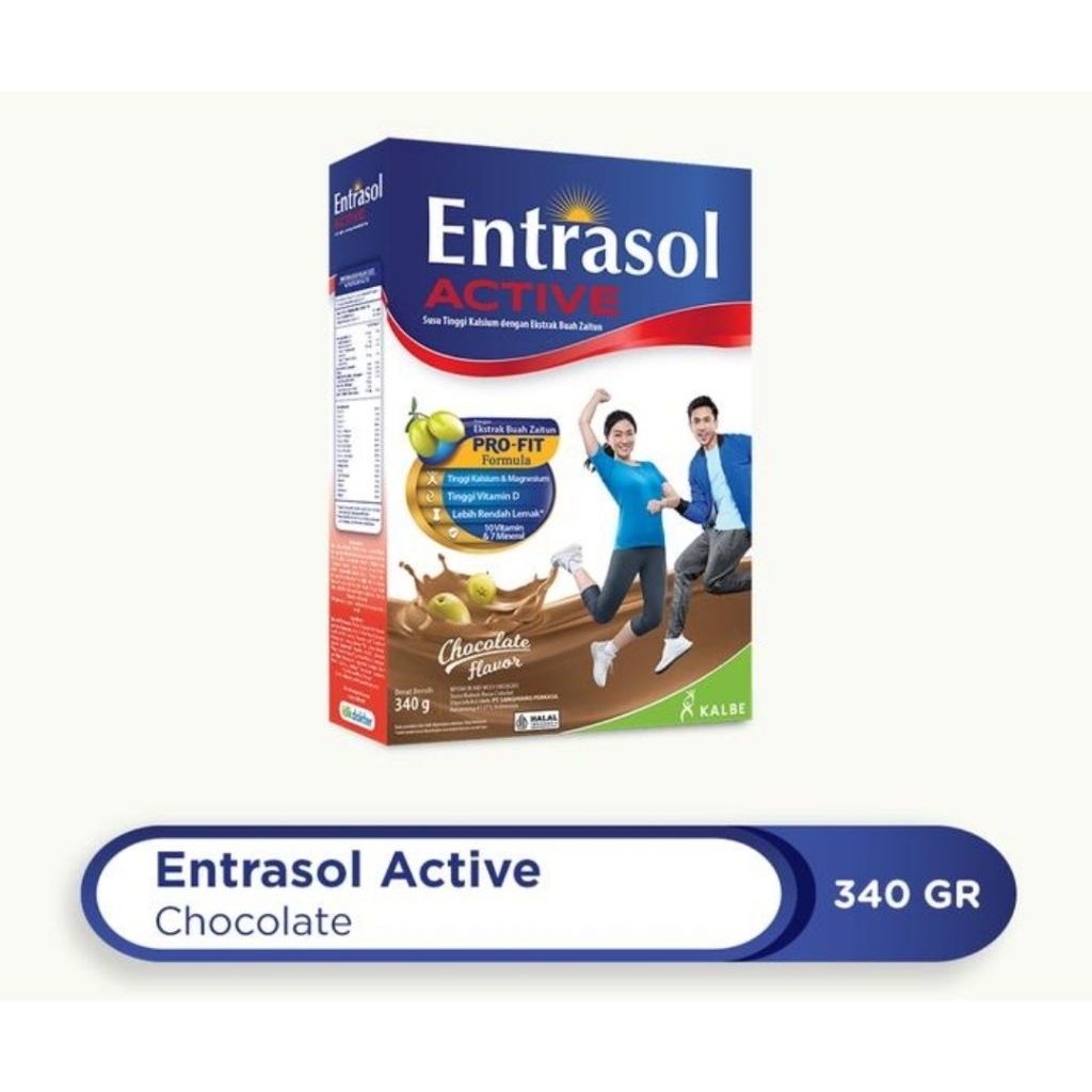

Entrasol Active Chocolate 340Gr