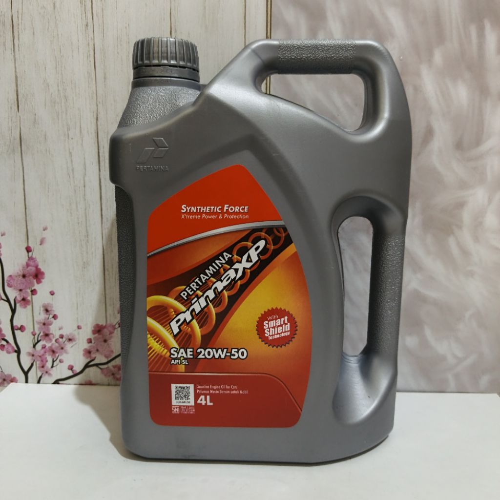 Larismanistokokku Oli Mesin Prima Xp 4 Liter Sae20W-50 Pelumas Mesin Mobil Bensin Avanza Xenia Rush