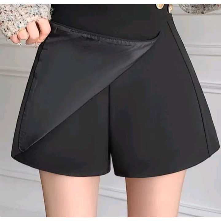 KOREA MINI SKIRT JUMBO - Rok Celana Pendek Wanita Terbaru - Mini Skirt Style Korea Jumbo Santai