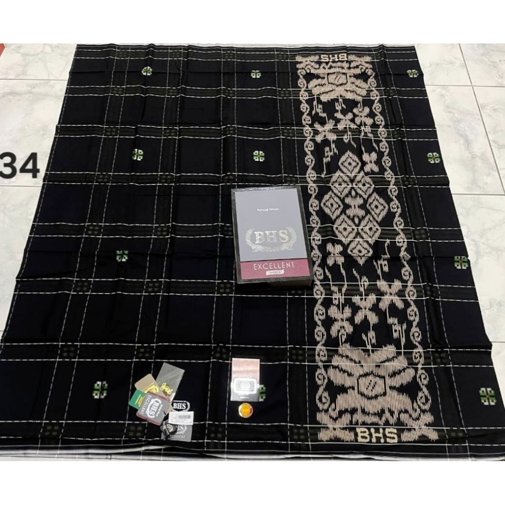 SARUNG BHS EXCELLENT SONGKET SSP SKT SILVER ORIGINAL