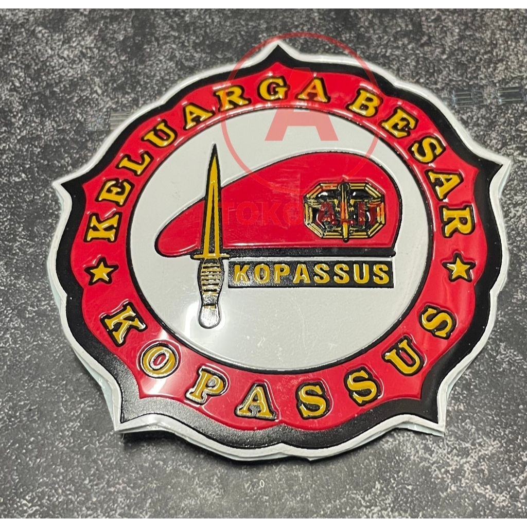 Sticker Kopassus Baret Sticker Kopassus Stiker Kopassus Stiker Mobil Baret
