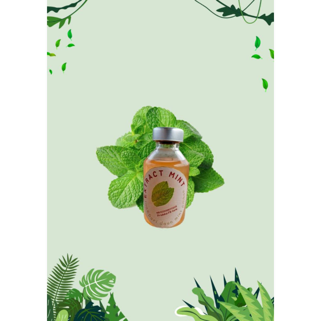 

extract daun mint pilihan 100% halal