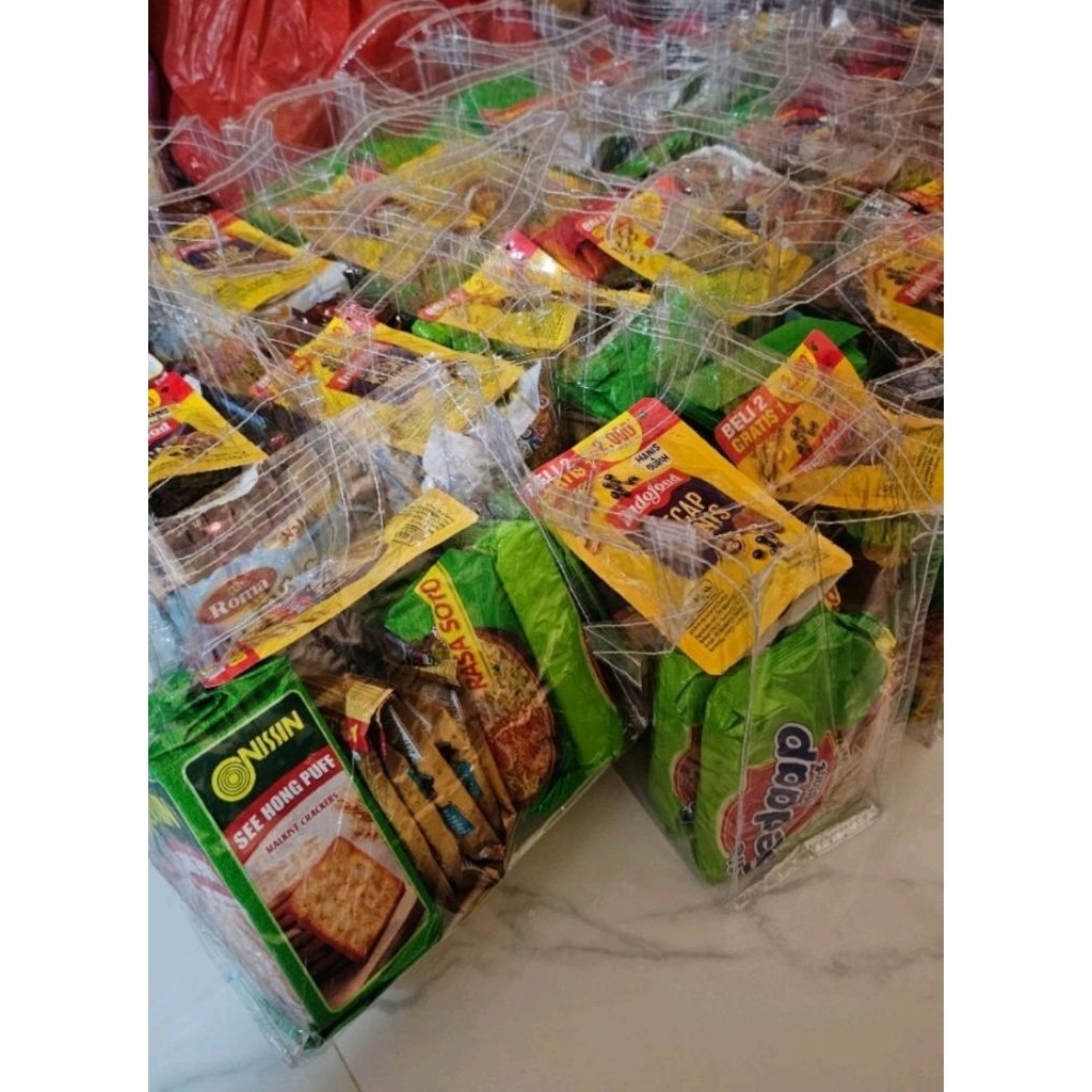 

tas cantik mika P20 T20 L10 mika bening tas transparan