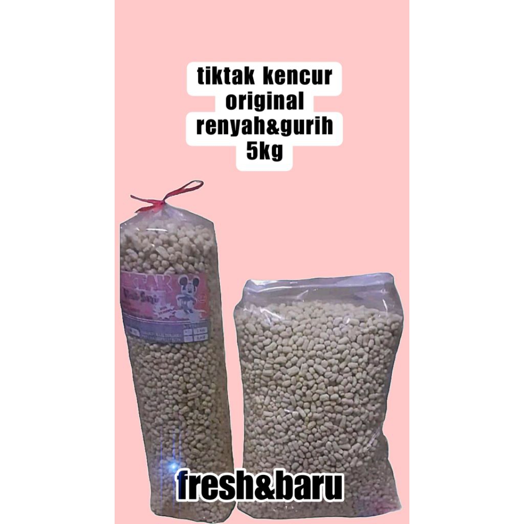 

PILUS KENCUR/TIKTAK KENCUR renyah&gurah isi 5KG
