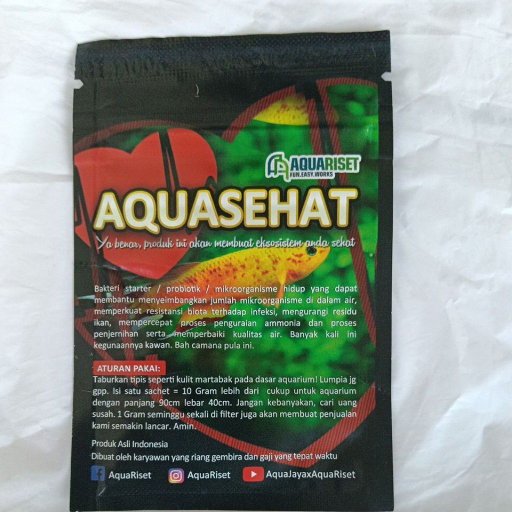 Aquasehat bacteria starter