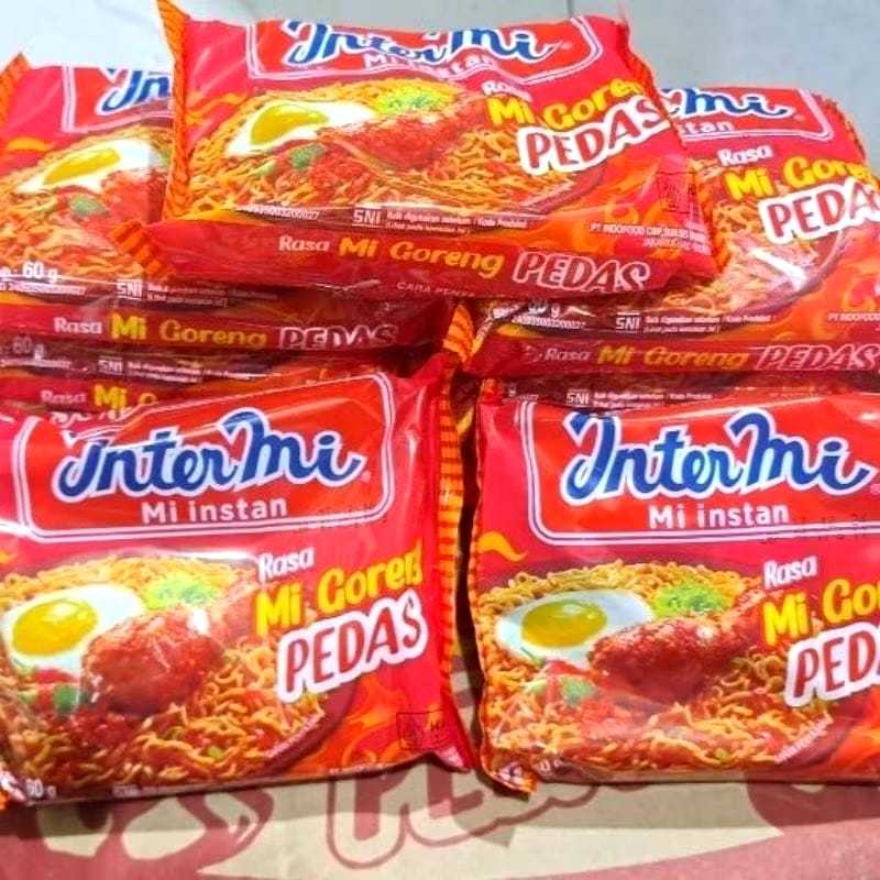 

[1 DUS 1 RESI ISI 40 BUNGKUS] INTERMIE GORENG PEDAS