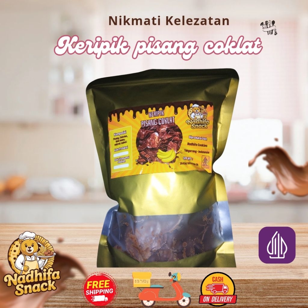 

keripik pisang coklat Nadhifa Snack