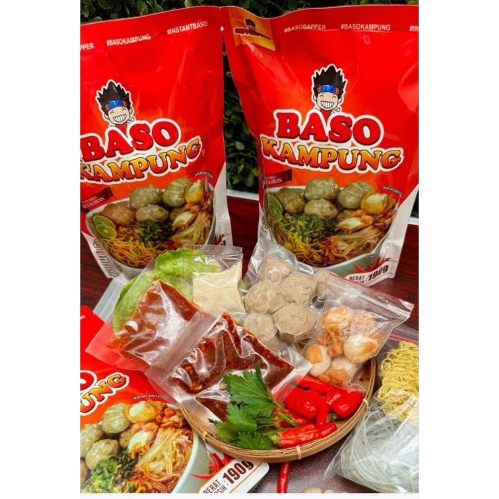 

baso dengn citra rasa alami dari kampung