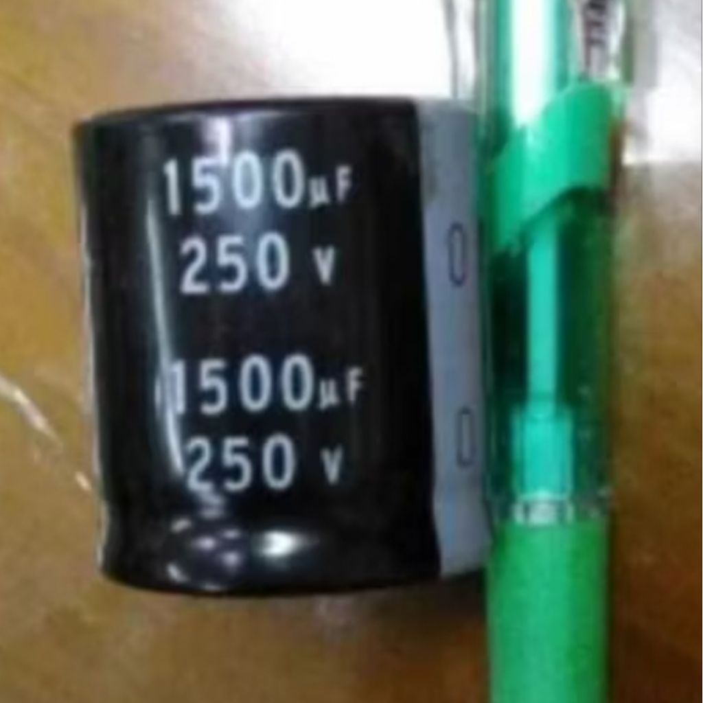 RG7422 elco elko 1500uf 1500 uf 200v 200volt 200 volt samwa jepang asli gold by PCM LTC GLODOK